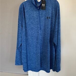 Under Armour Heathered Blue Men's Pullover 3XL BNWT